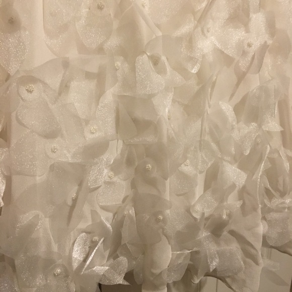 Neiman Marcus White Formal Dress-Prom dress - Picture 3 of 4